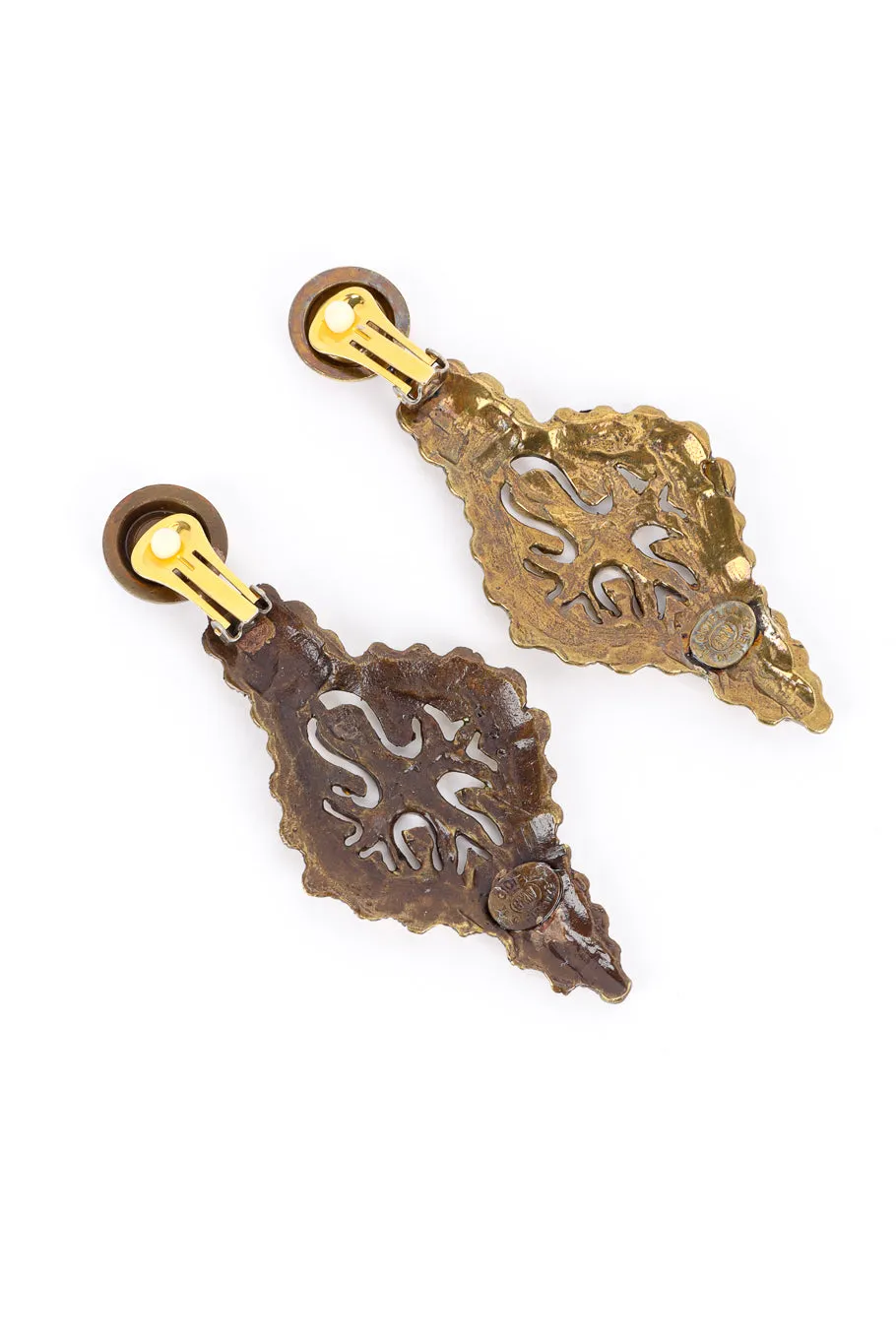 Organic Plate Earrings