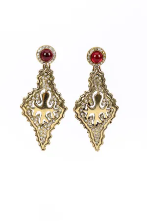 Organic Plate Earrings