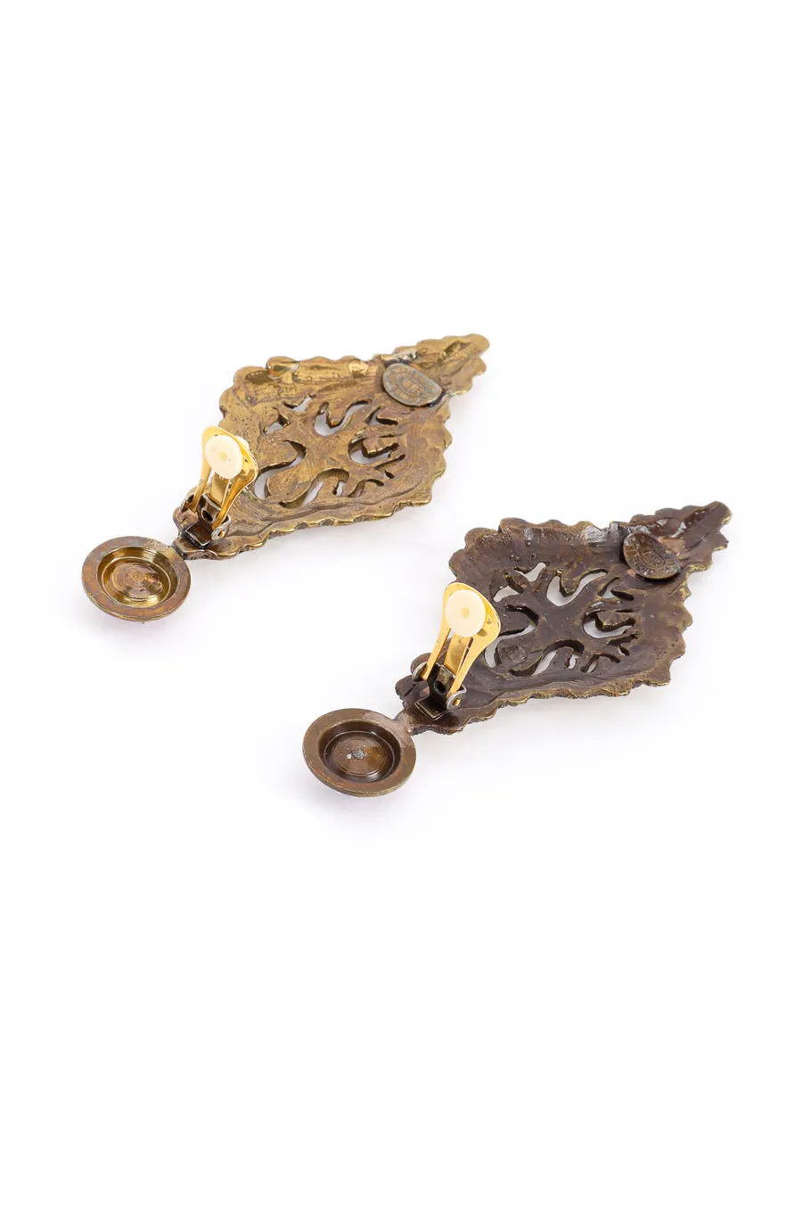 Organic Plate Earrings