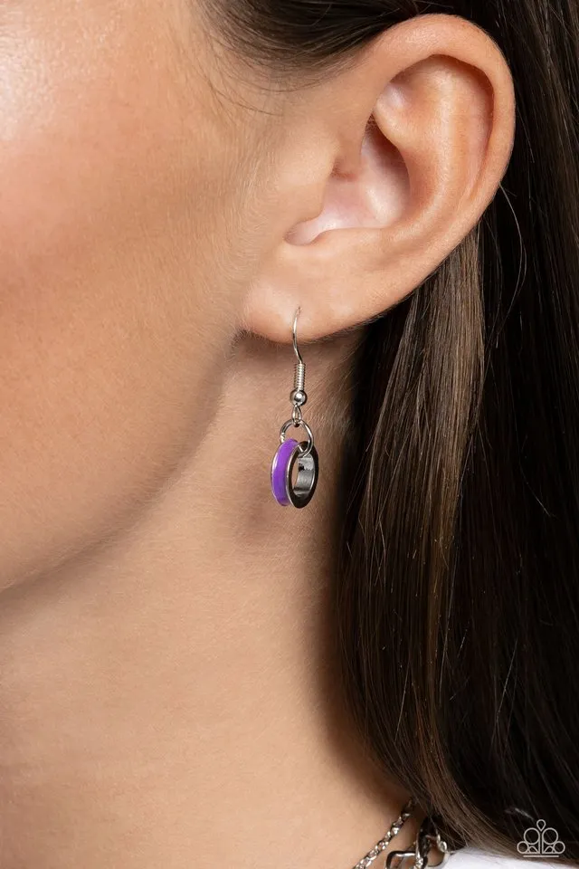 Paparazzi Necklace ~ Colorful Cadet - Purple