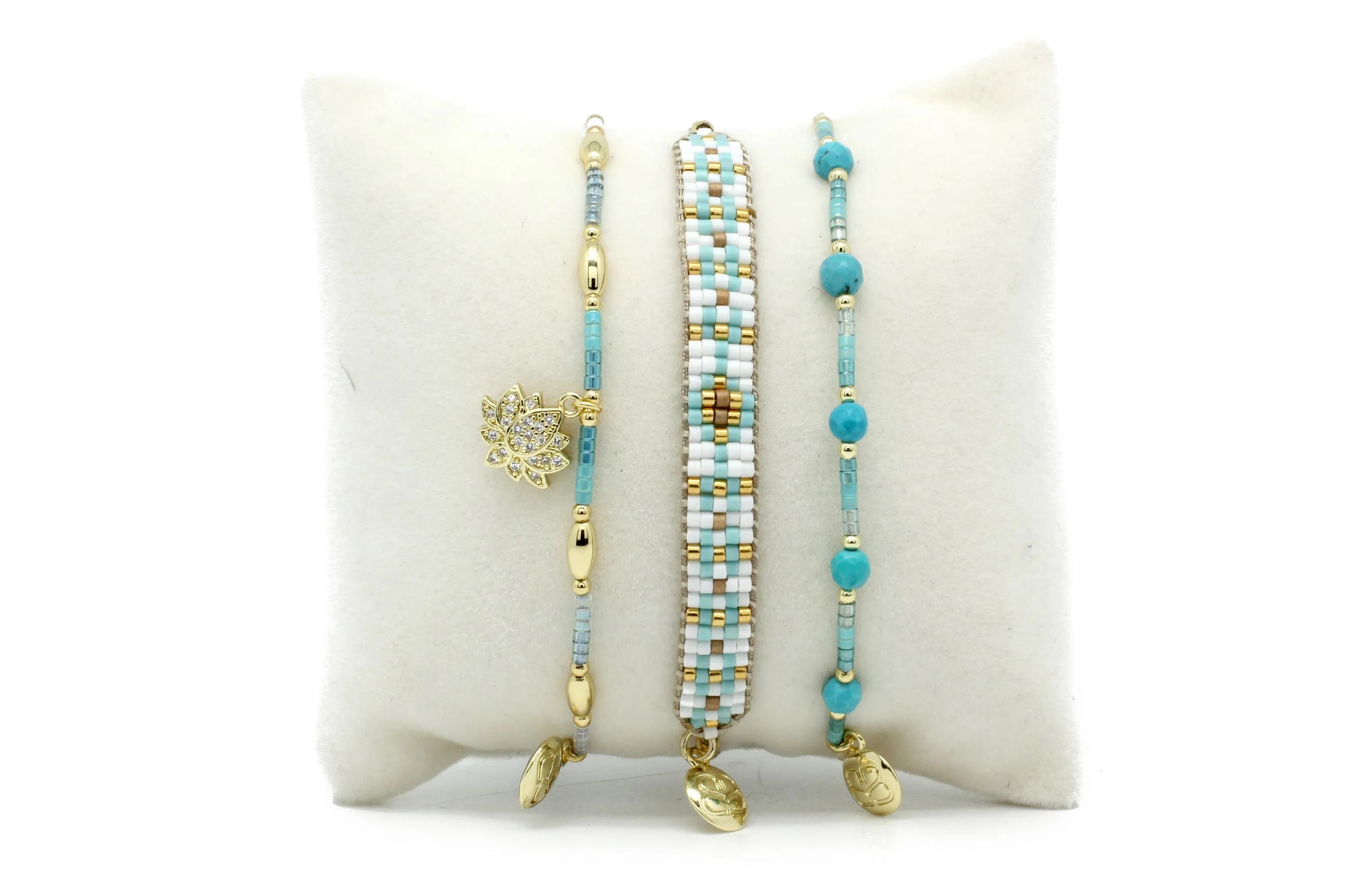 Parisa 3 Layer Bracelet Stack
