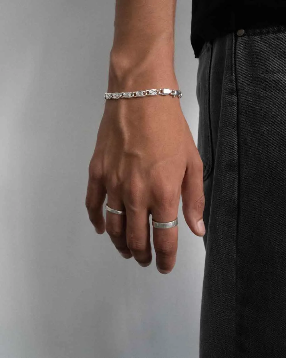 Partridge Eye Chain Bracelet 6mm