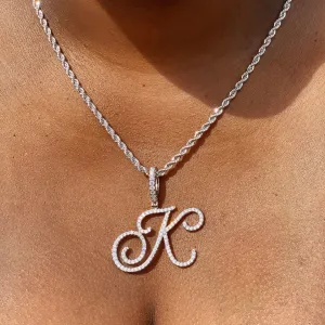 Posh Cursive Necklace Rope Chain