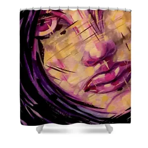 Purple Witch - Shower Curtain