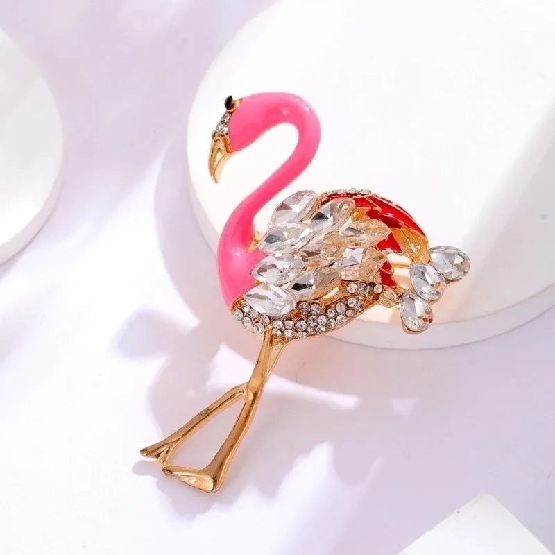Retro Animal Alloy Inlay Rhinestones Women's Brooches