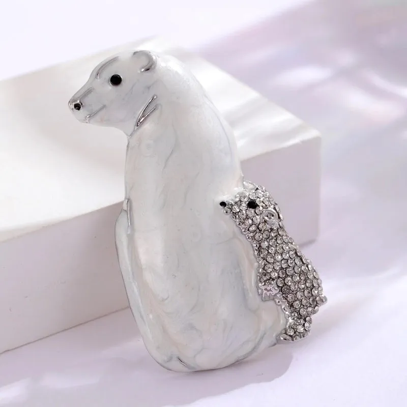 Retro Animal Alloy Inlay Rhinestones Women's Brooches