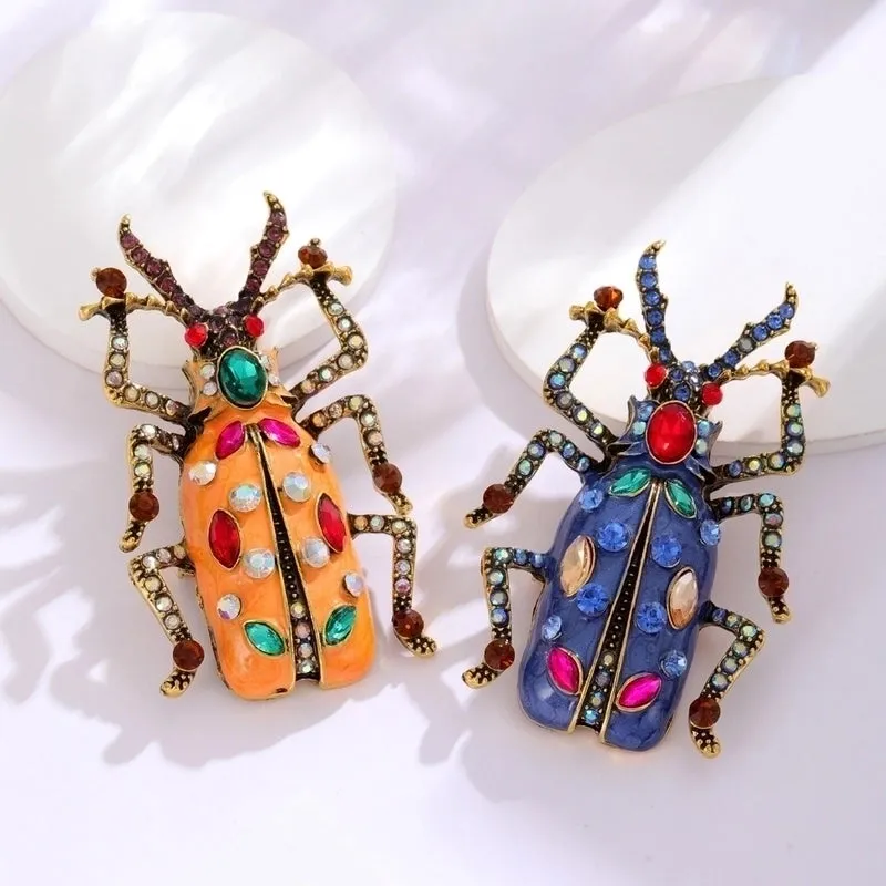 Retro Bird Alloy Inlay Rhinestones Women's Corsage Brooches