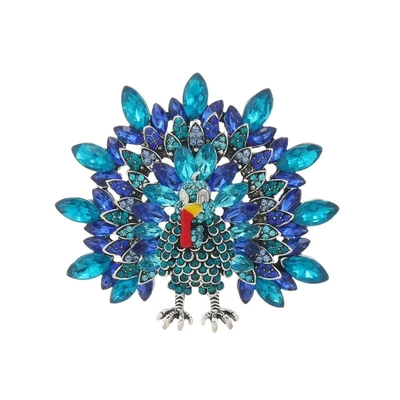 Retro Pin Animal Alloy Rhinestone Unisex Brooches