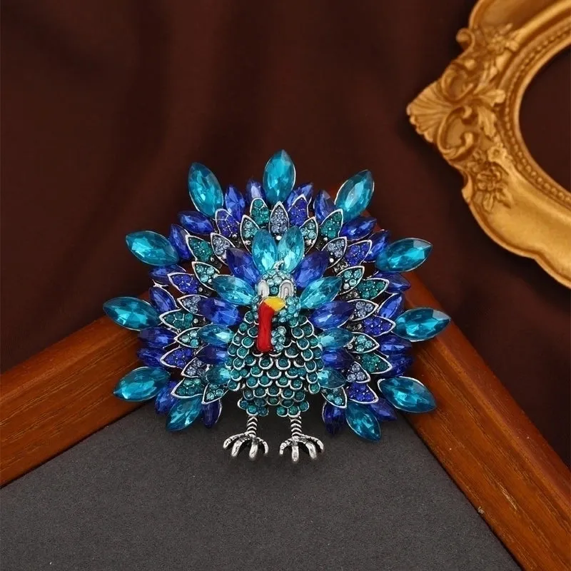 Retro Pin Animal Alloy Rhinestone Unisex Brooches