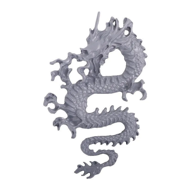 Retro Pin Animal Dragon Alloy Enamel Rhinestones Unisex Brooches