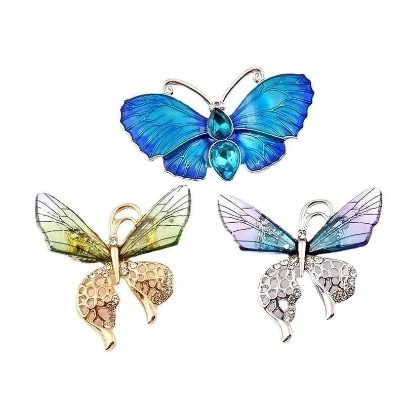 Retro Pin Dragonfly Butterfly Alloy Enamel Unisex Brooches
