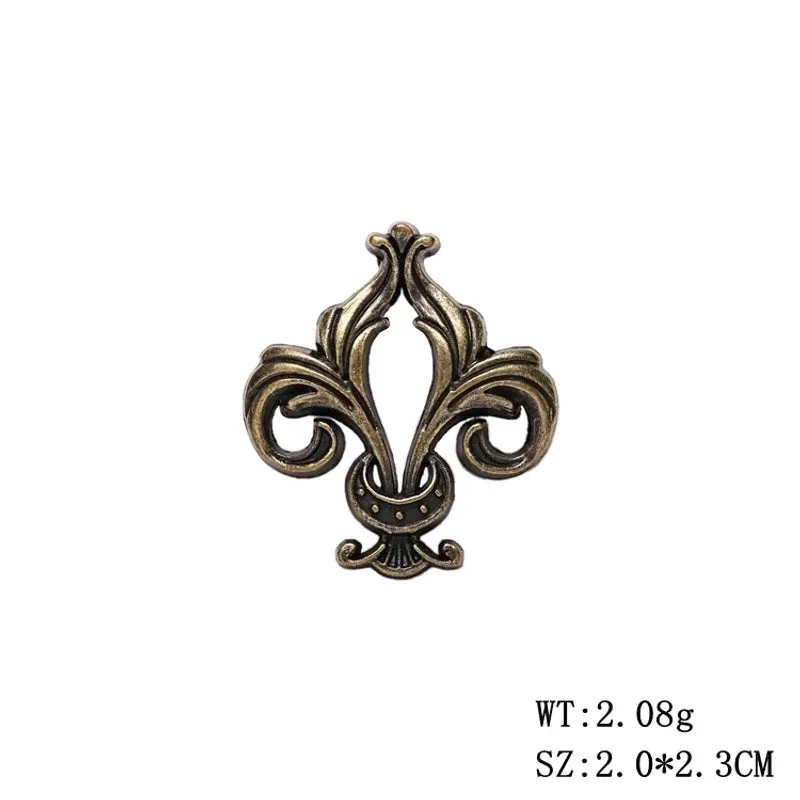 Retro Pin Human Crown Alloy Inlay Artificial Gemstones Unisex Brooches