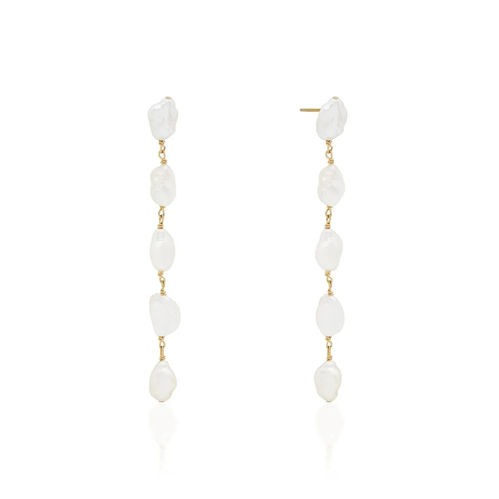 Saint Valentine Isle Drop Earrings - Gold