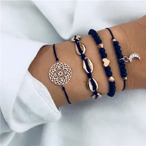 Save Ocean Animals Jewelry | Black Sea Bling Boho Bracelet