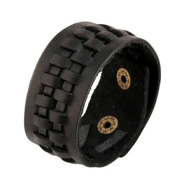 Save Ocean Animals Jewelry | Boho Leather Cuff Bracelet 26 Styles