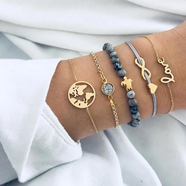 Save Ocean Animals Jewelry | Premium Boho Bracelet 30 Styles