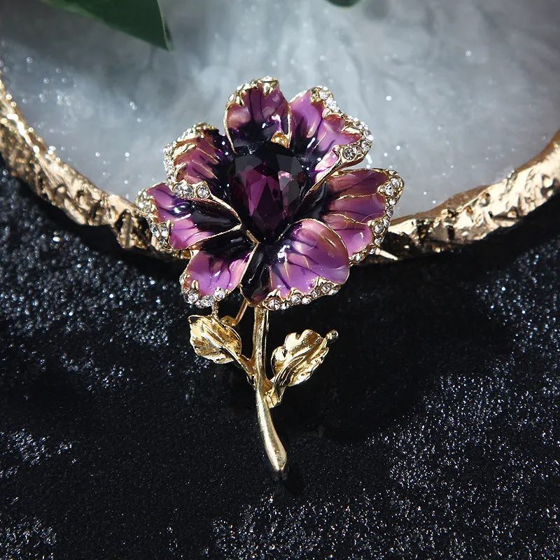 SB392 - Retro Flora Brooch