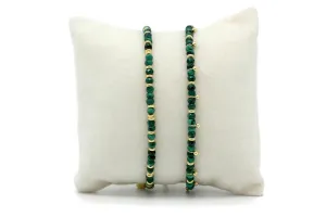 Serenity Malachite Bracelet Stack