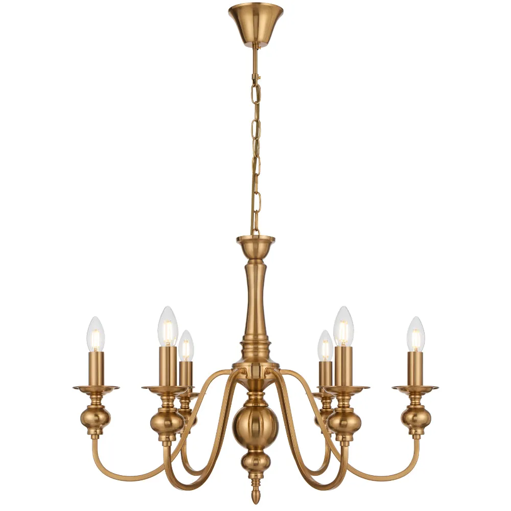 SIEDEL 6 LIGHT PENDANT