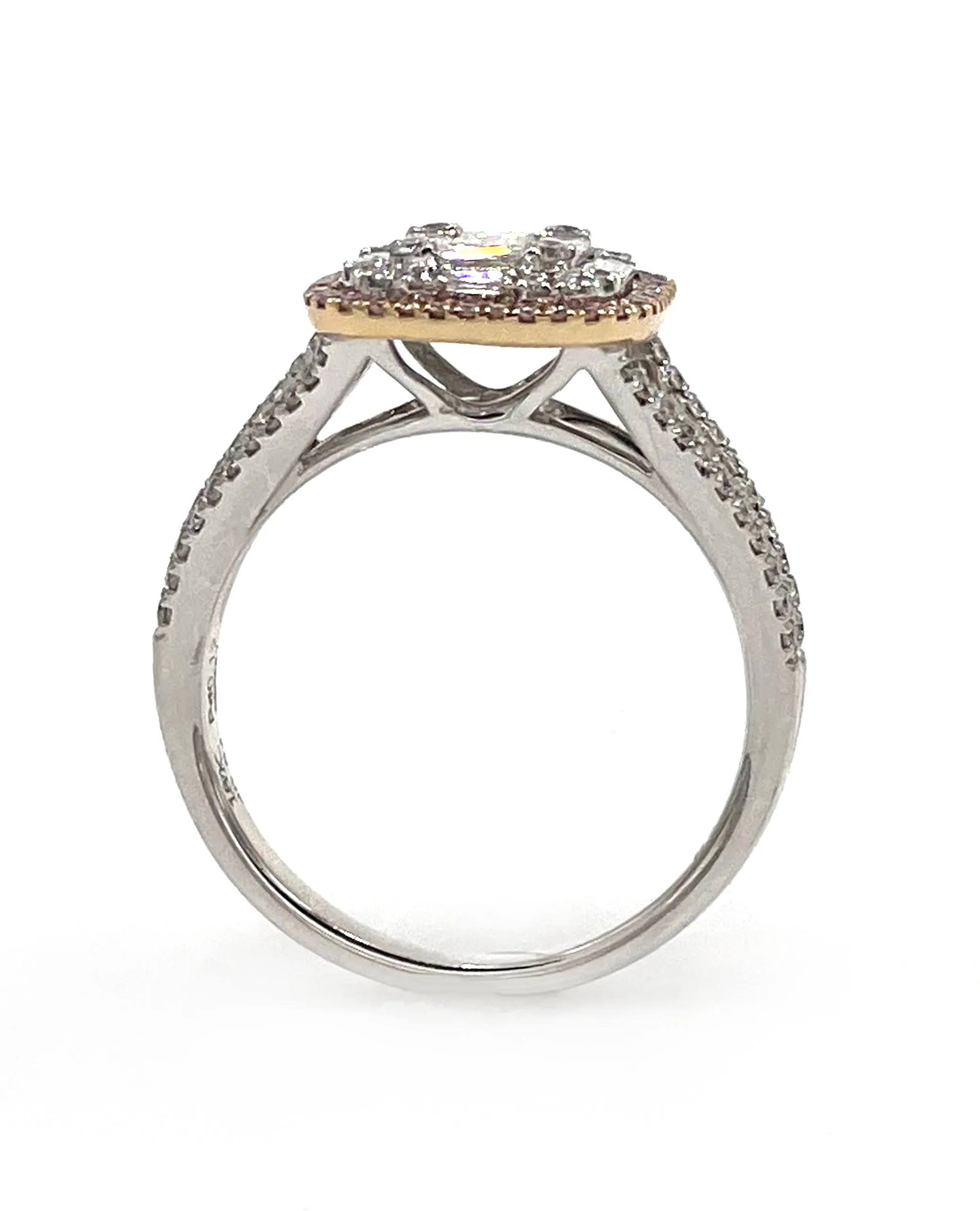 Simon G. MR2627 Pink Diamond Ring