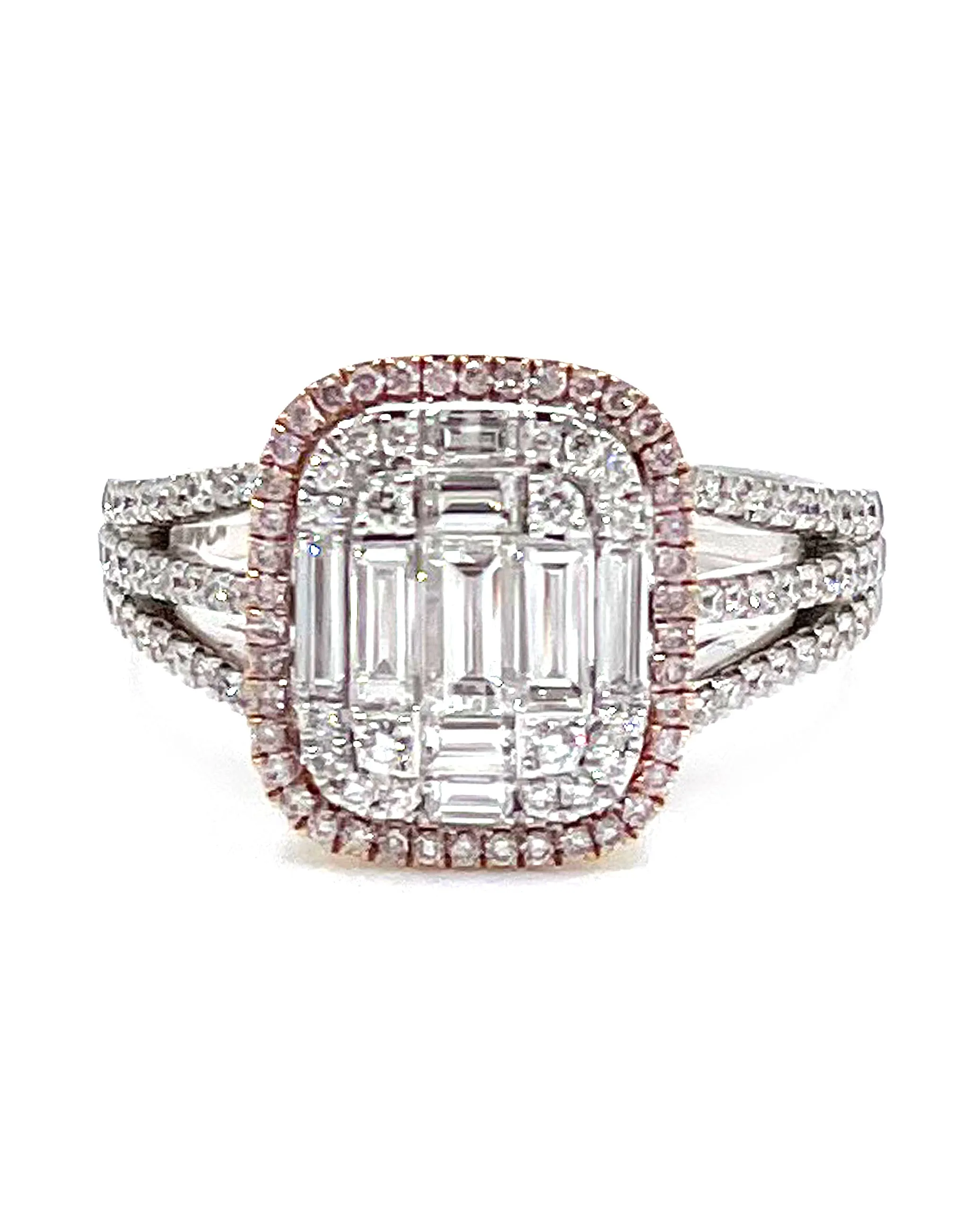 Simon G. MR2627 Pink Diamond Ring