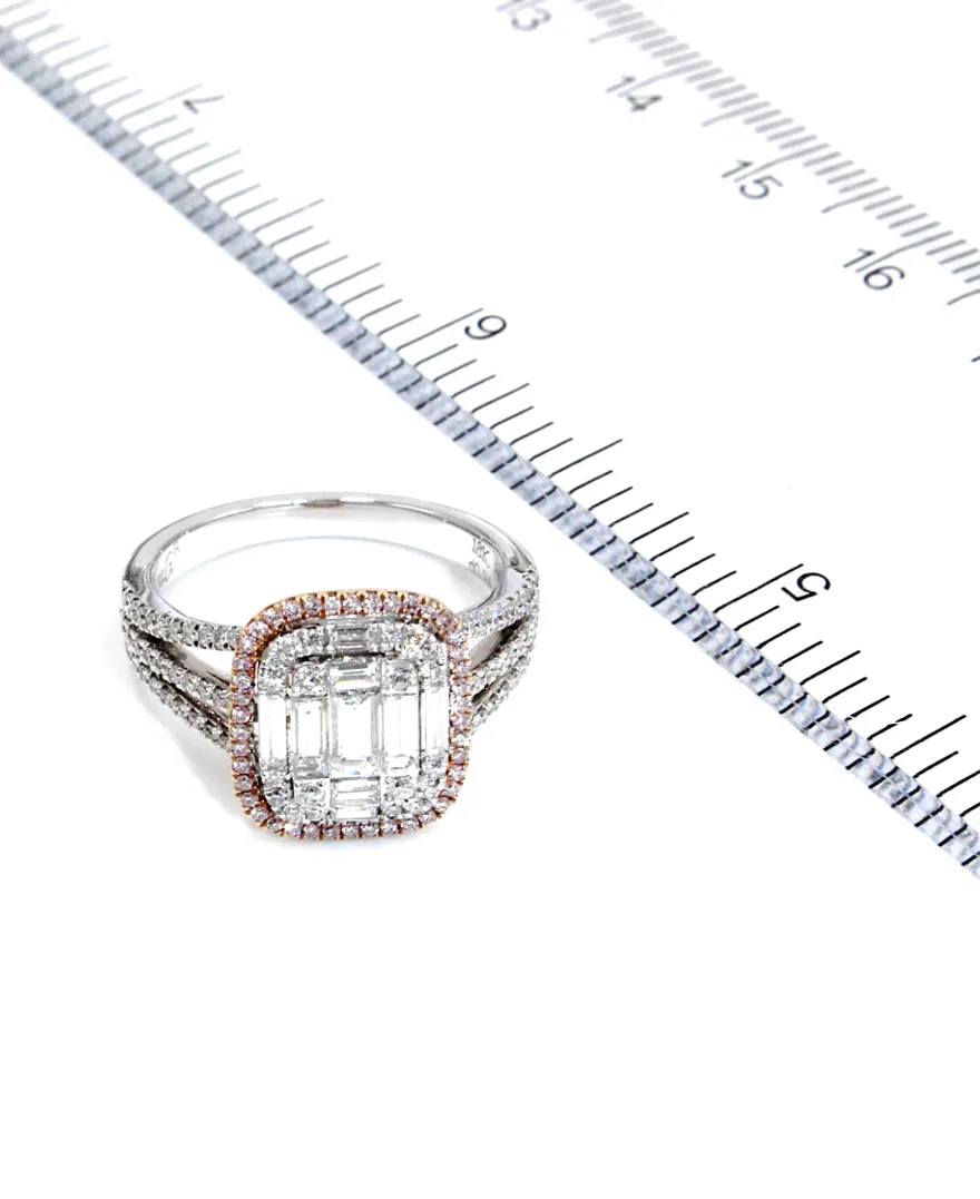 Simon G. MR2627 Pink Diamond Ring