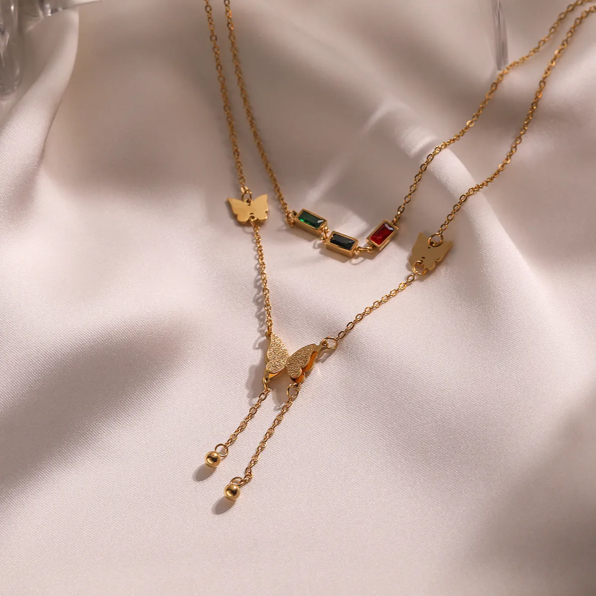 SISSLIA High Quality Unique Fashion Exquisite Workmanship Jewelry Butterfly Necklace For Women 2024 Trend Necklaces