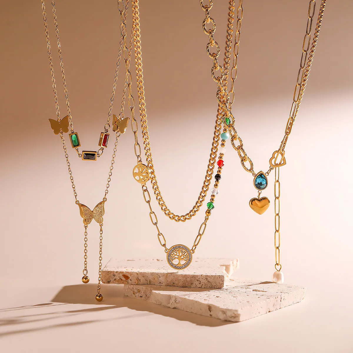 SISSLIA High Quality Unique Fashion Exquisite Workmanship Jewelry Butterfly Necklace For Women 2024 Trend Necklaces