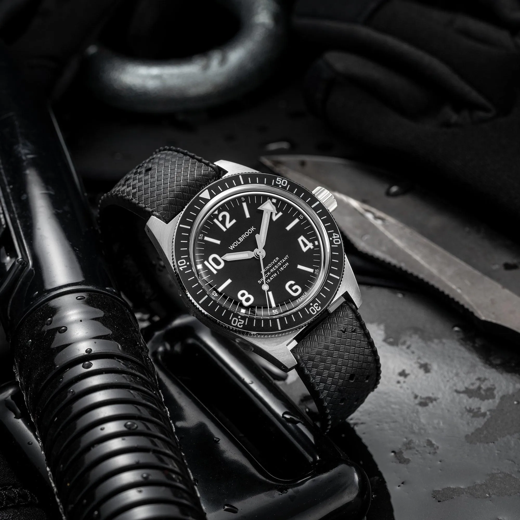 Skindiver Automatic Watch - Black Dial