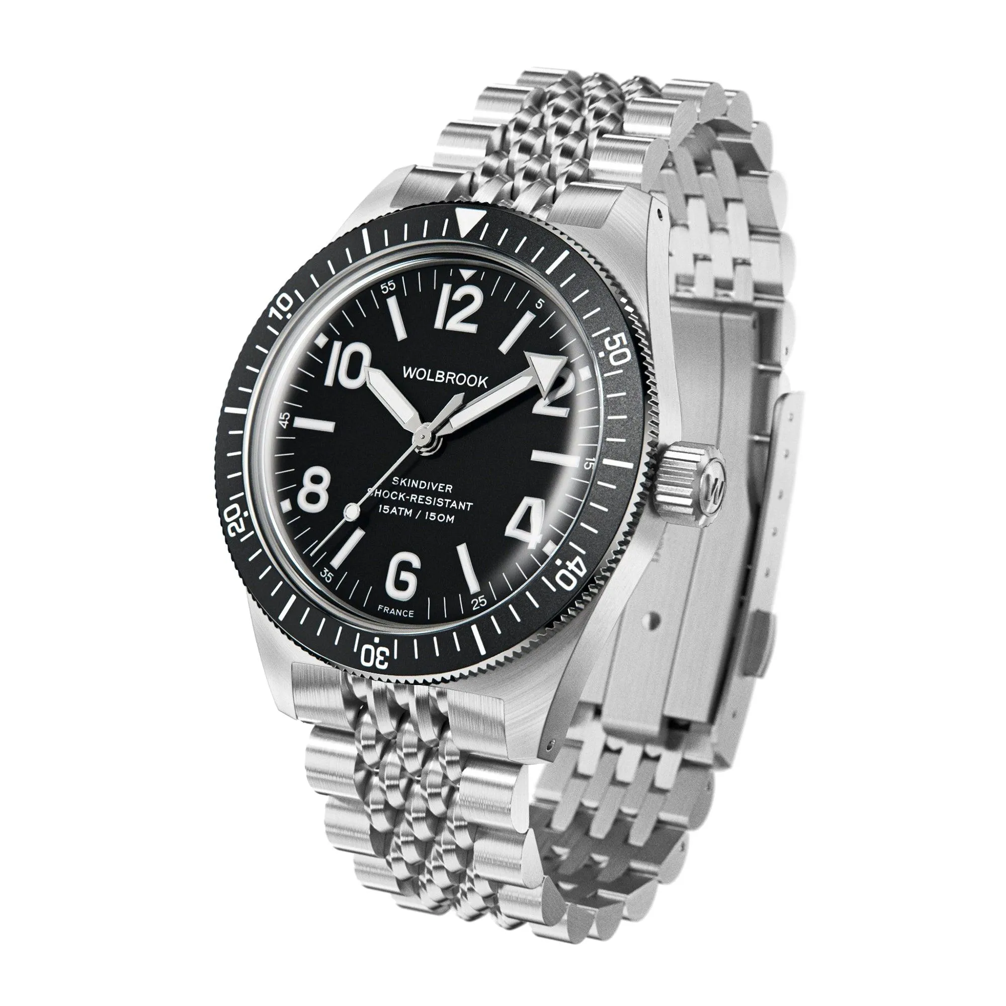 Skindiver Automatic Watch - Black Dial