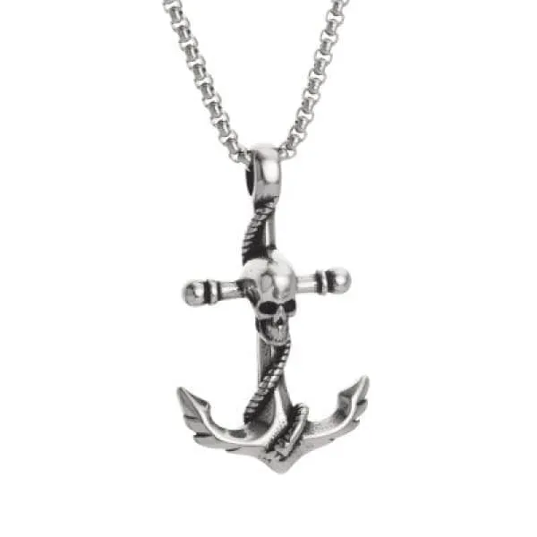 Skull Anchor Pendant