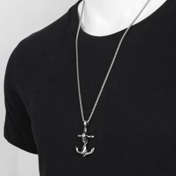 Skull Anchor Pendant