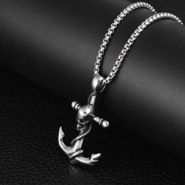 Skull Anchor Pendant