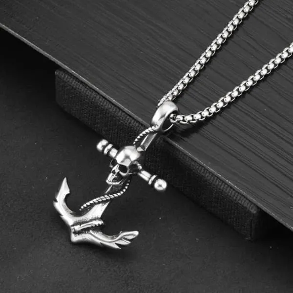 Skull Anchor Pendant
