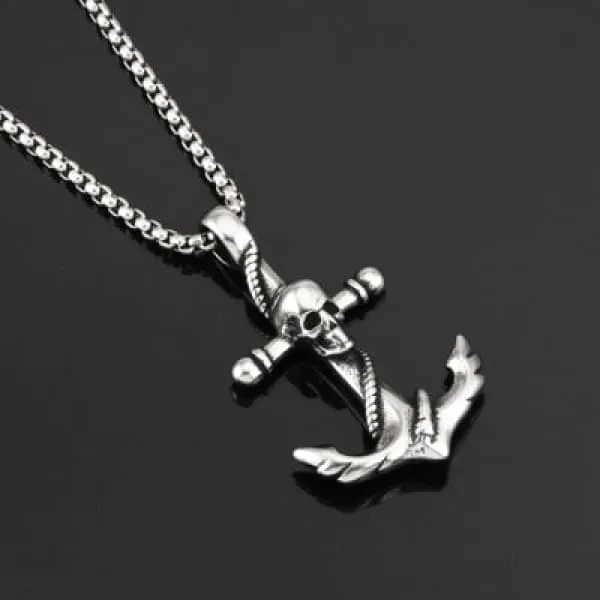Skull Anchor Pendant