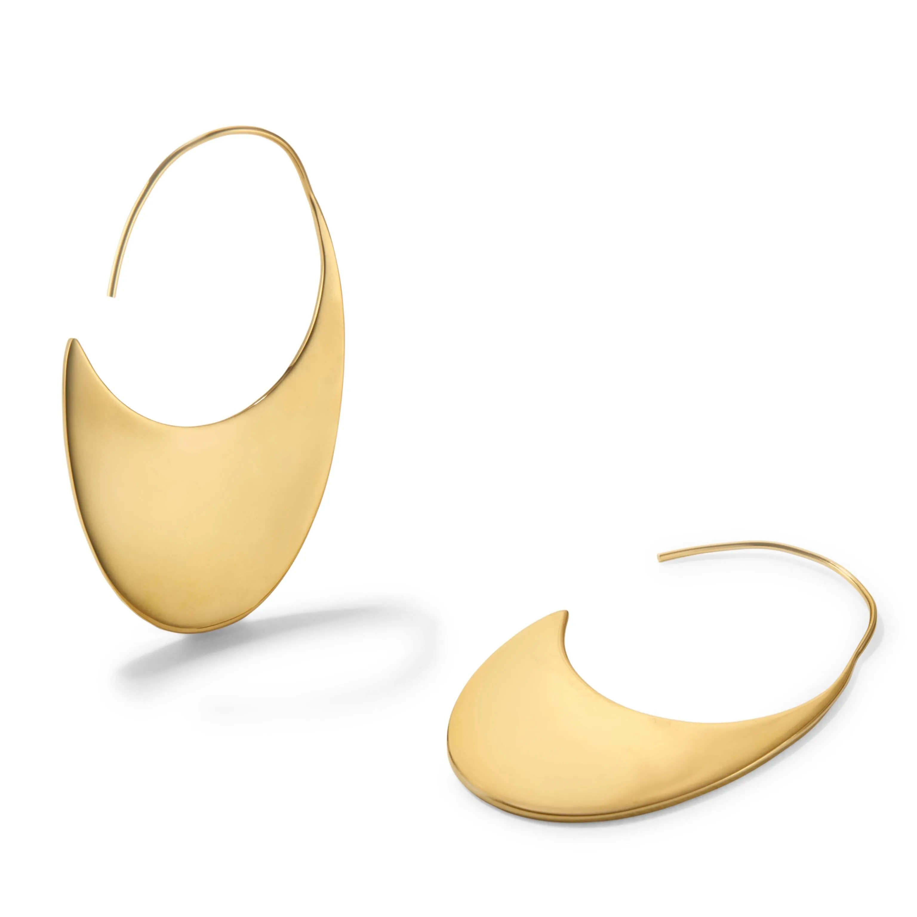 Soko Gold-Plated Mezi Drama Threader Earrings