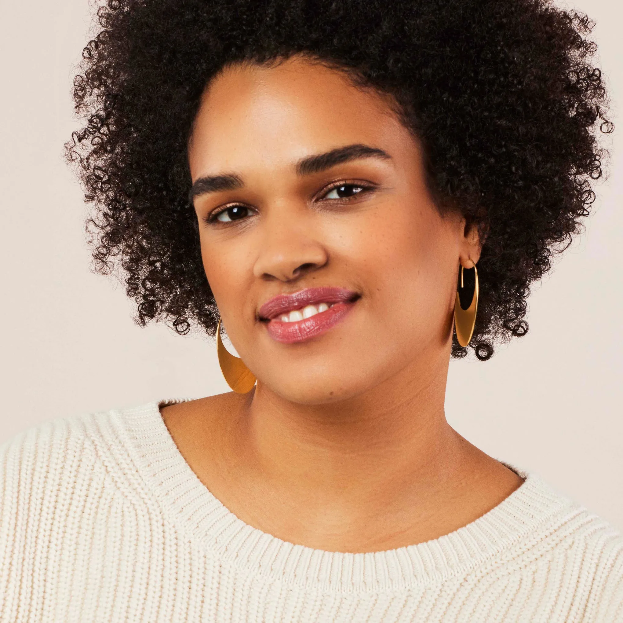 Soko Gold-Plated Mezi Drama Threader Earrings