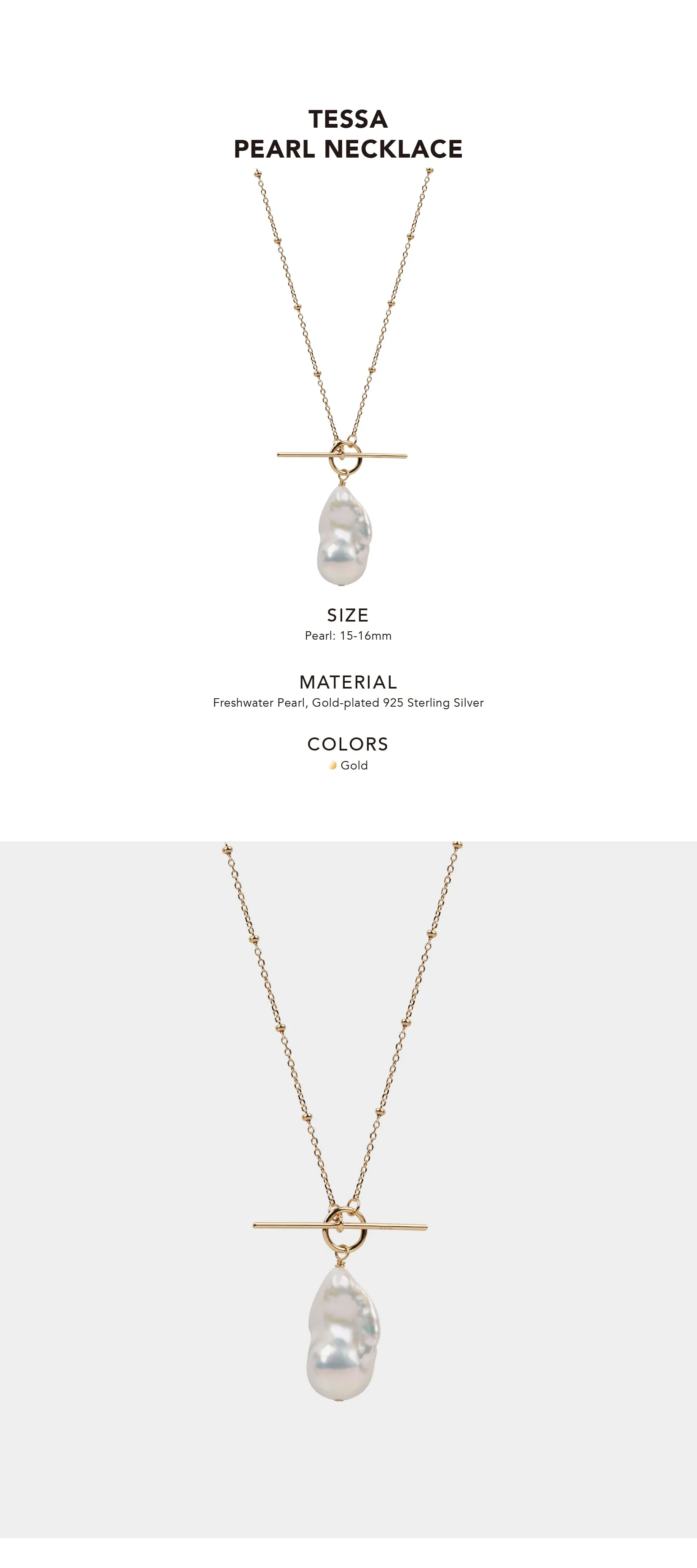 TESSA PEARL NECKLACE