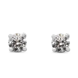 Tiffany Brilliant Cut Diamond Stud Earrings - Platinum