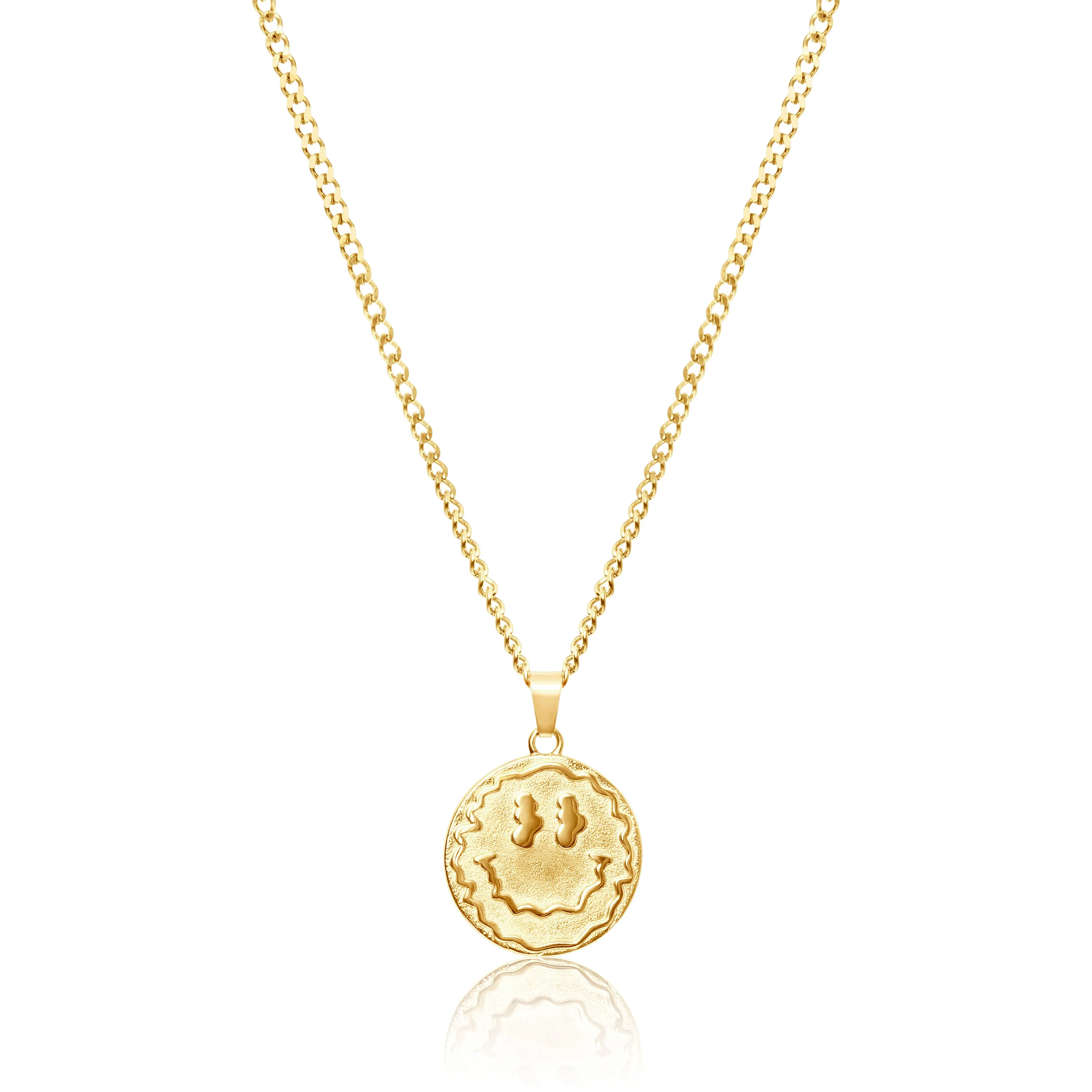 Trippy Pendant Necklace - Silver / Gold