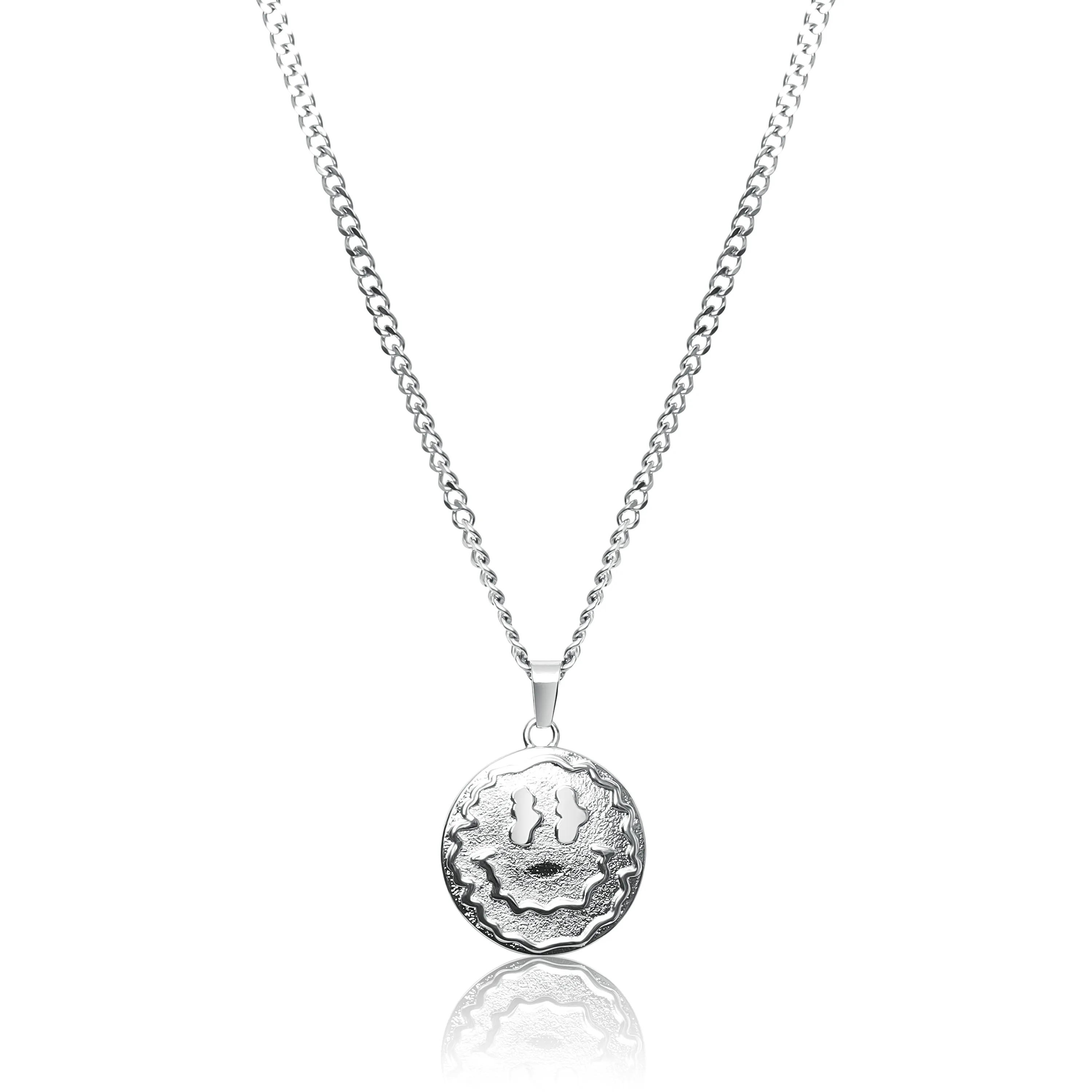 Trippy Pendant Necklace - Silver / Gold