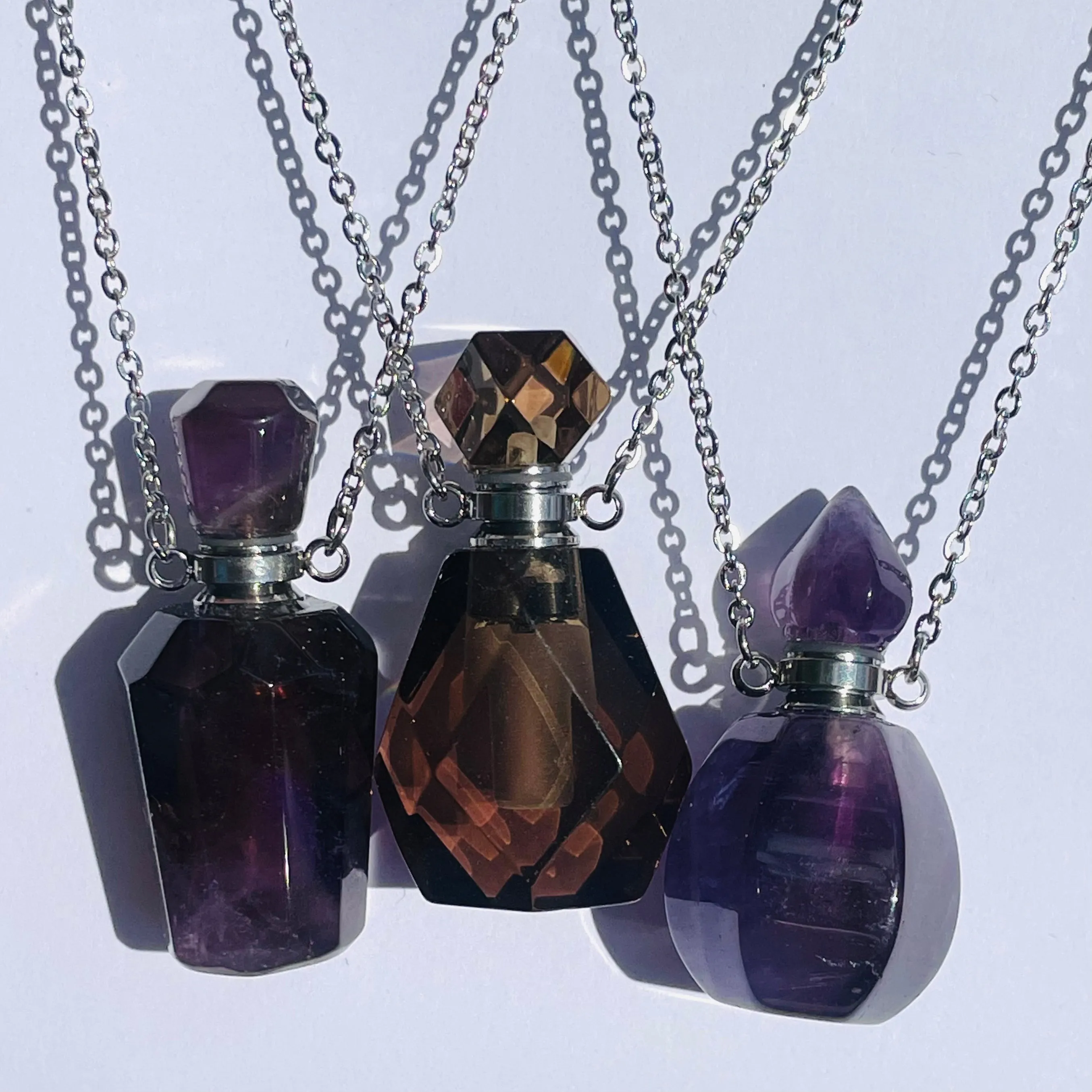 Unique Crystal Vial Necklace- More Styles Available!