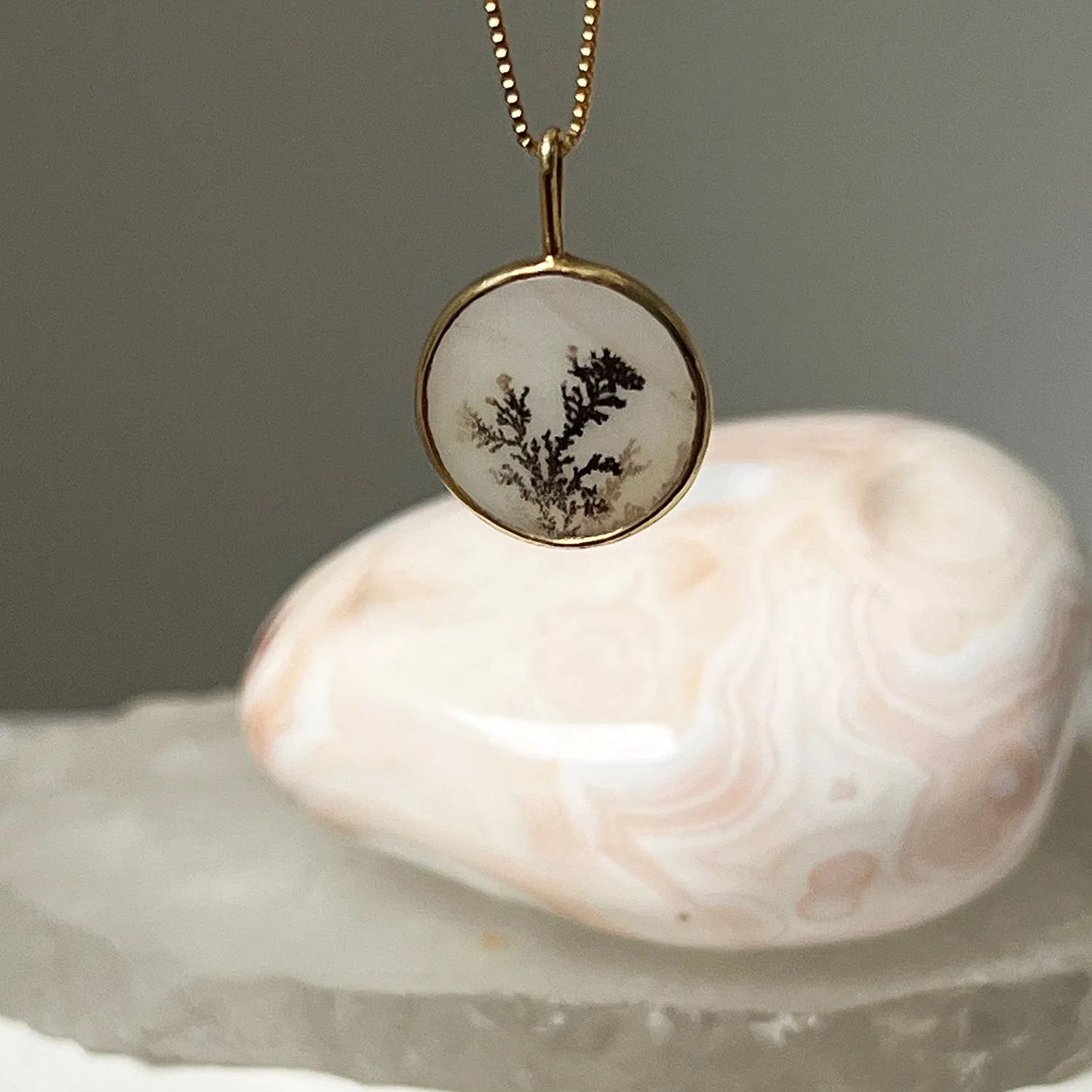 Unique Dendritic Agate Pendant