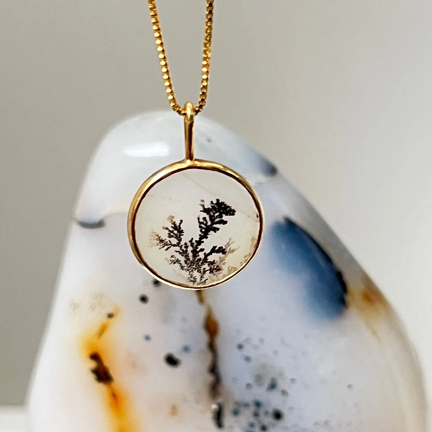 Unique Dendritic Agate Pendant