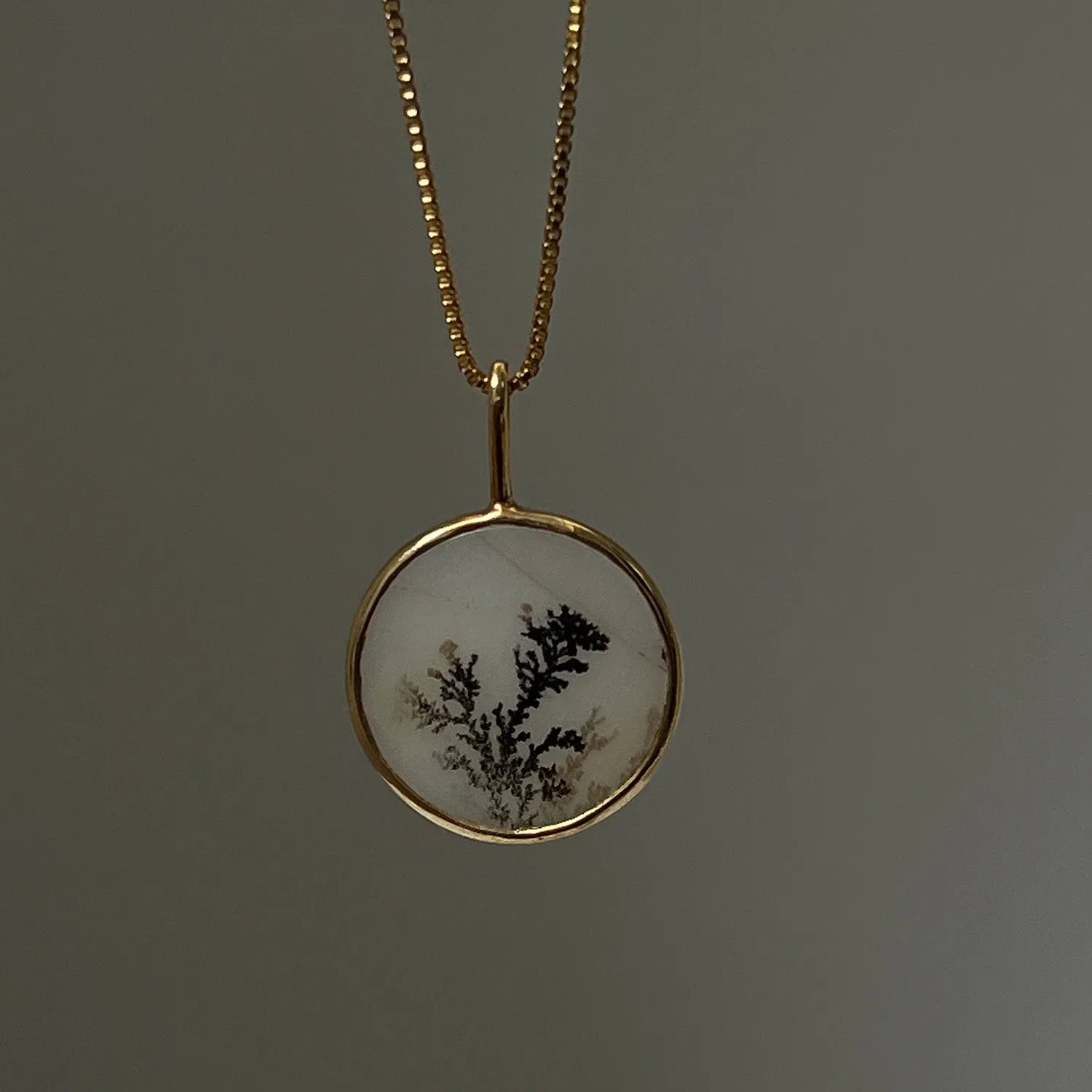 Unique Dendritic Agate Pendant