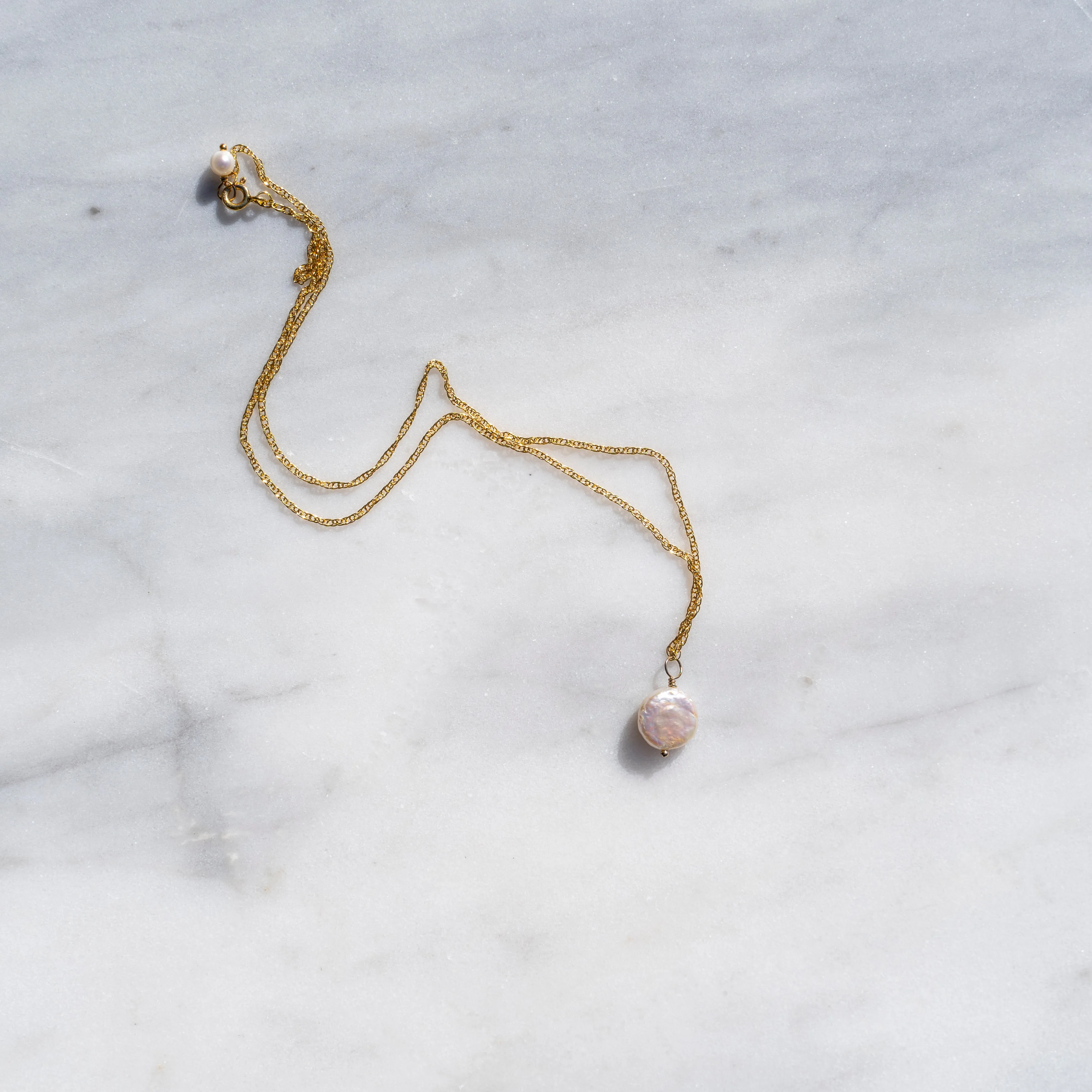 Unique Large Baroque Pearl Necklace