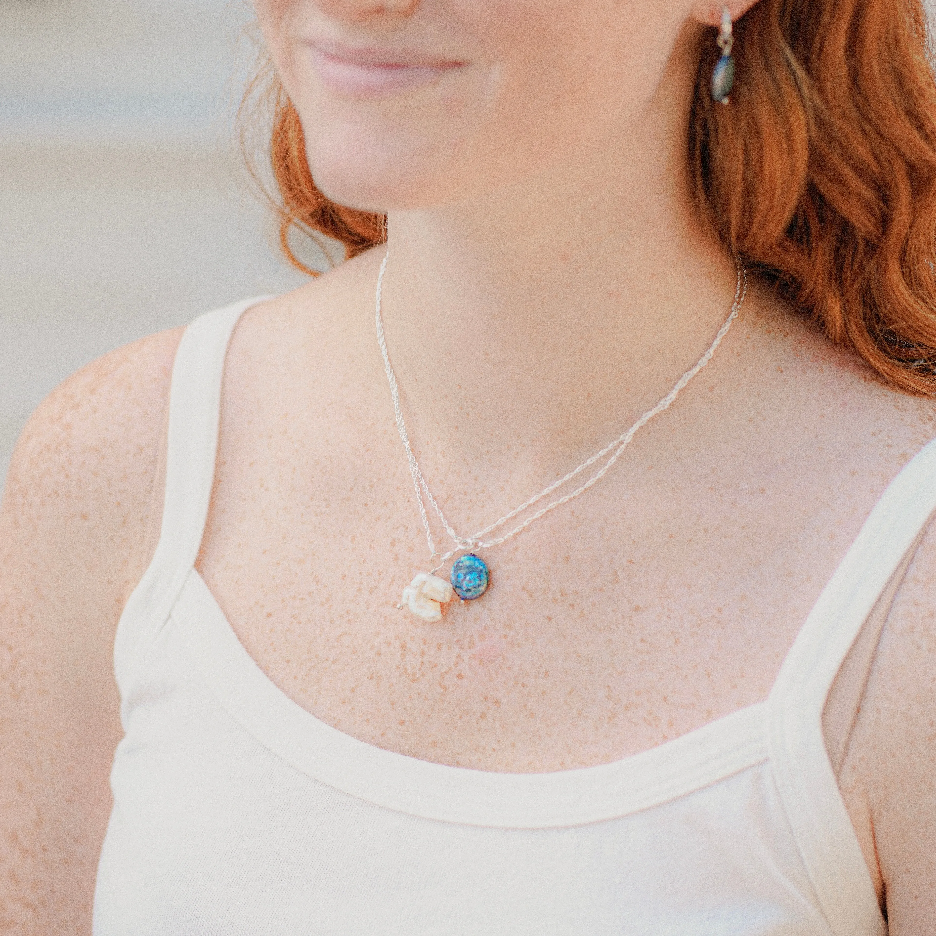 Unique Large Baroque Pearl Necklace
