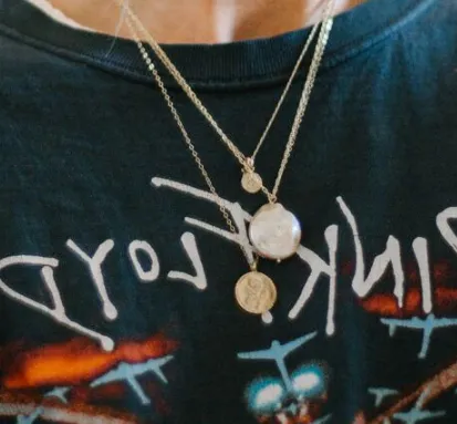Unique Large Baroque Pearl Necklace