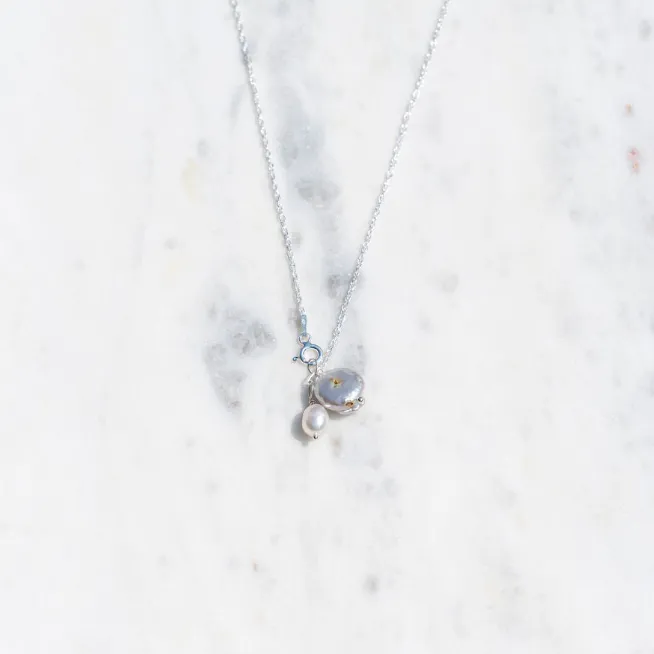Unique Large Baroque Pearl Necklace