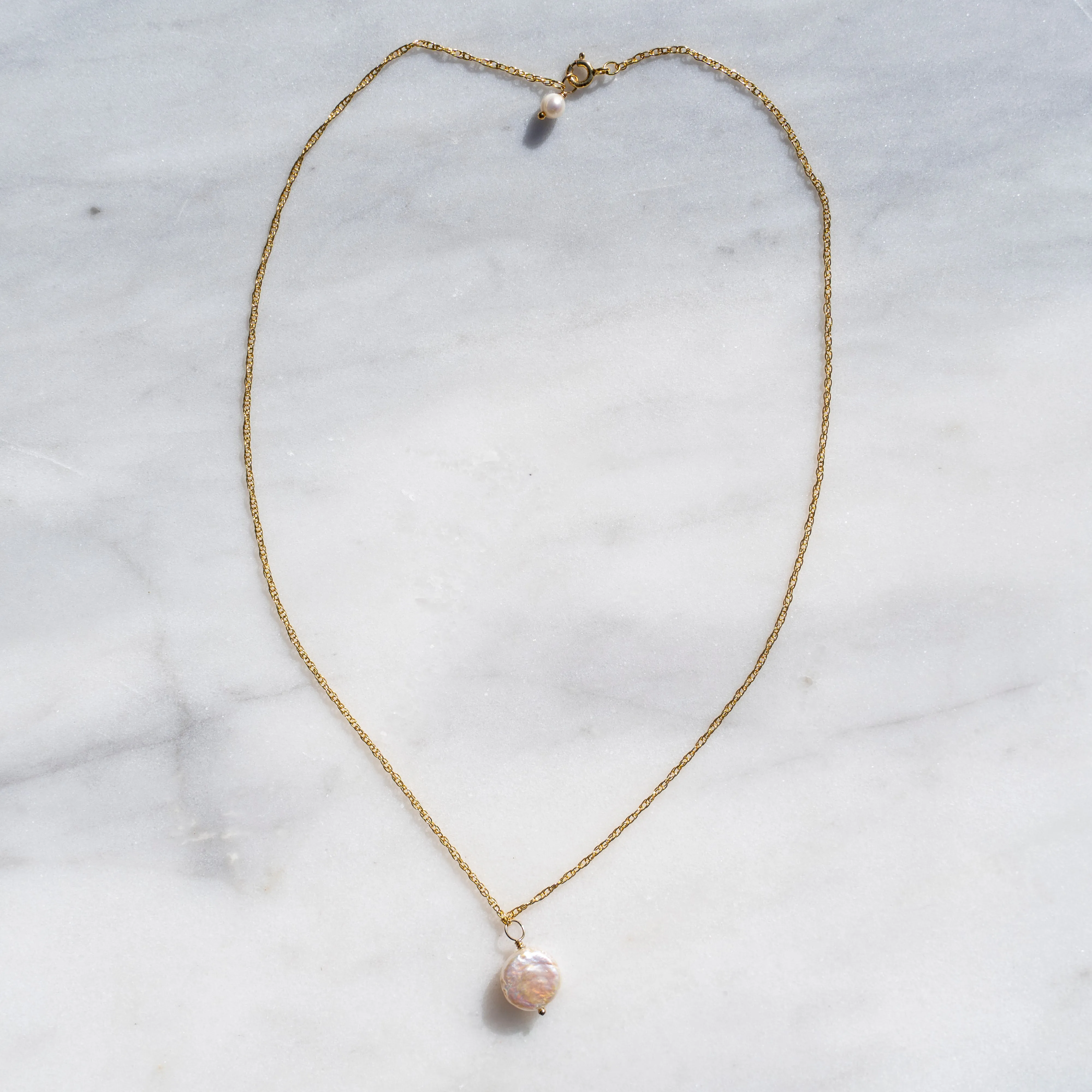Unique Large Baroque Pearl Necklace